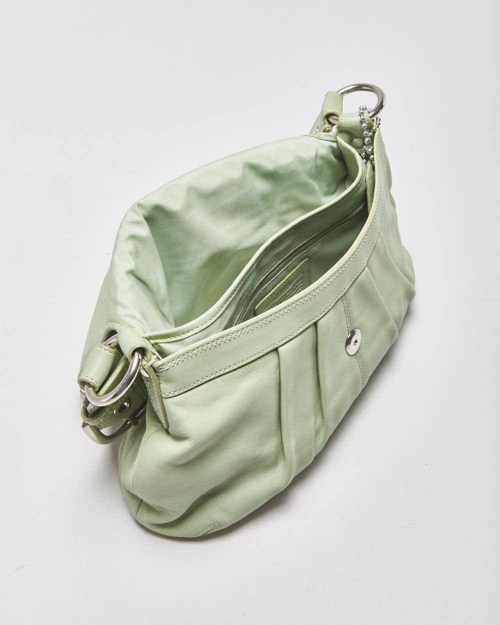 Vintage Y2k 2000s Coach Soho Pleated Flap Handbag