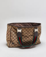Vintage Gucci Sherry Line Tote Hopper Handbag