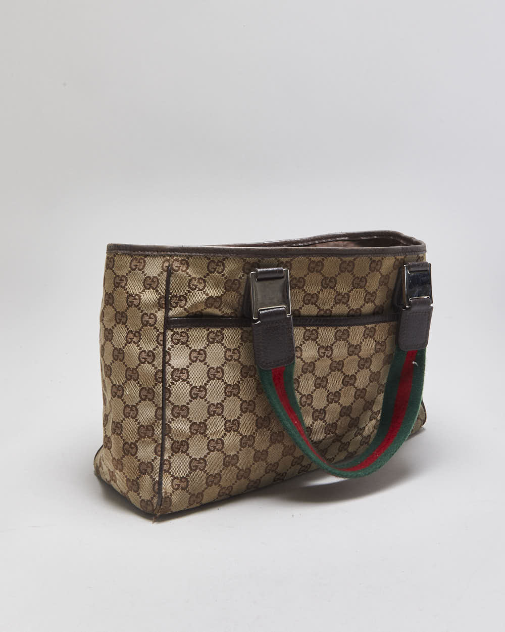 Vintage Gucci Sherry Line Tote Hopper Handbag