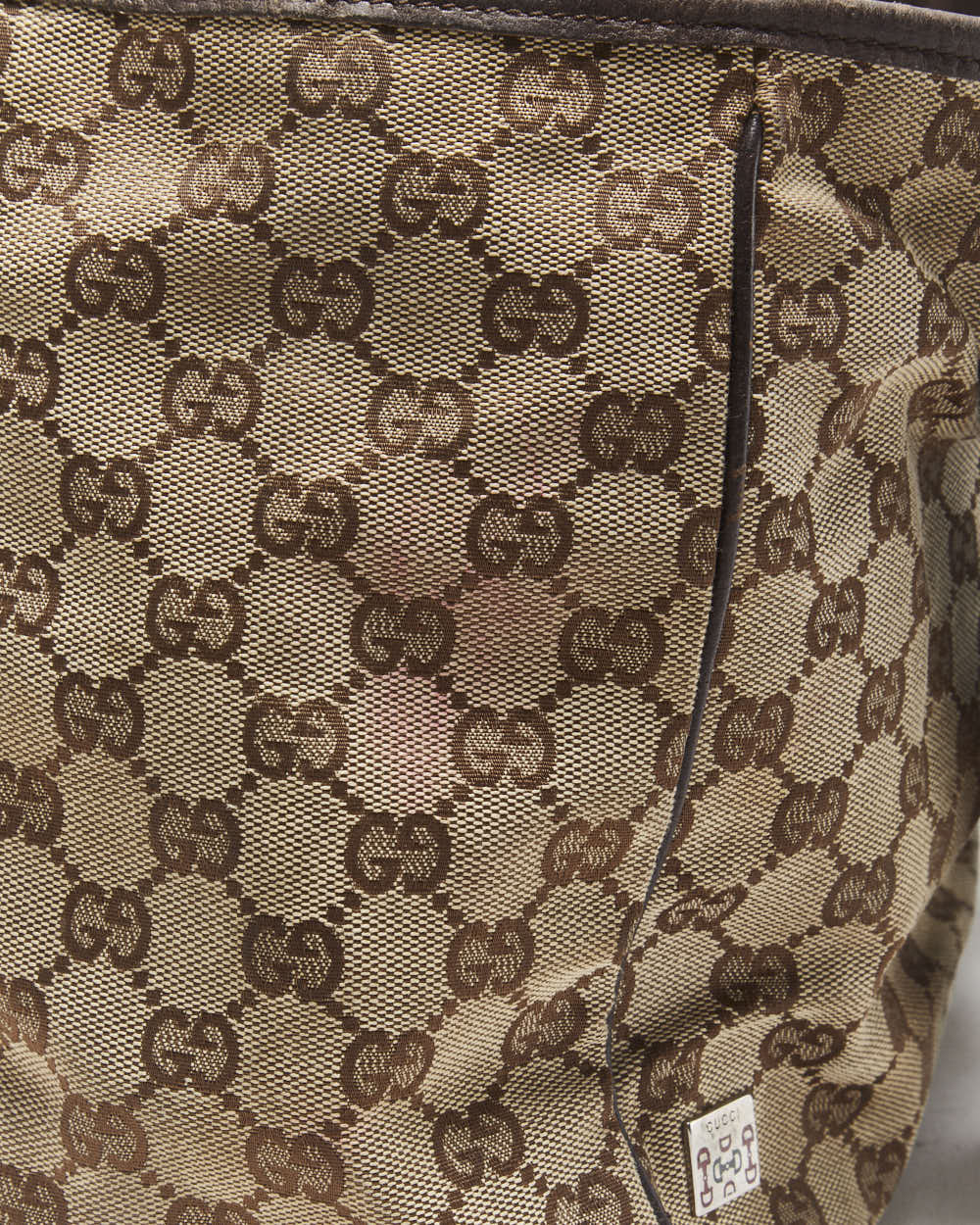 Vintage Gucci Sherry Line Tote Hopper Handbag