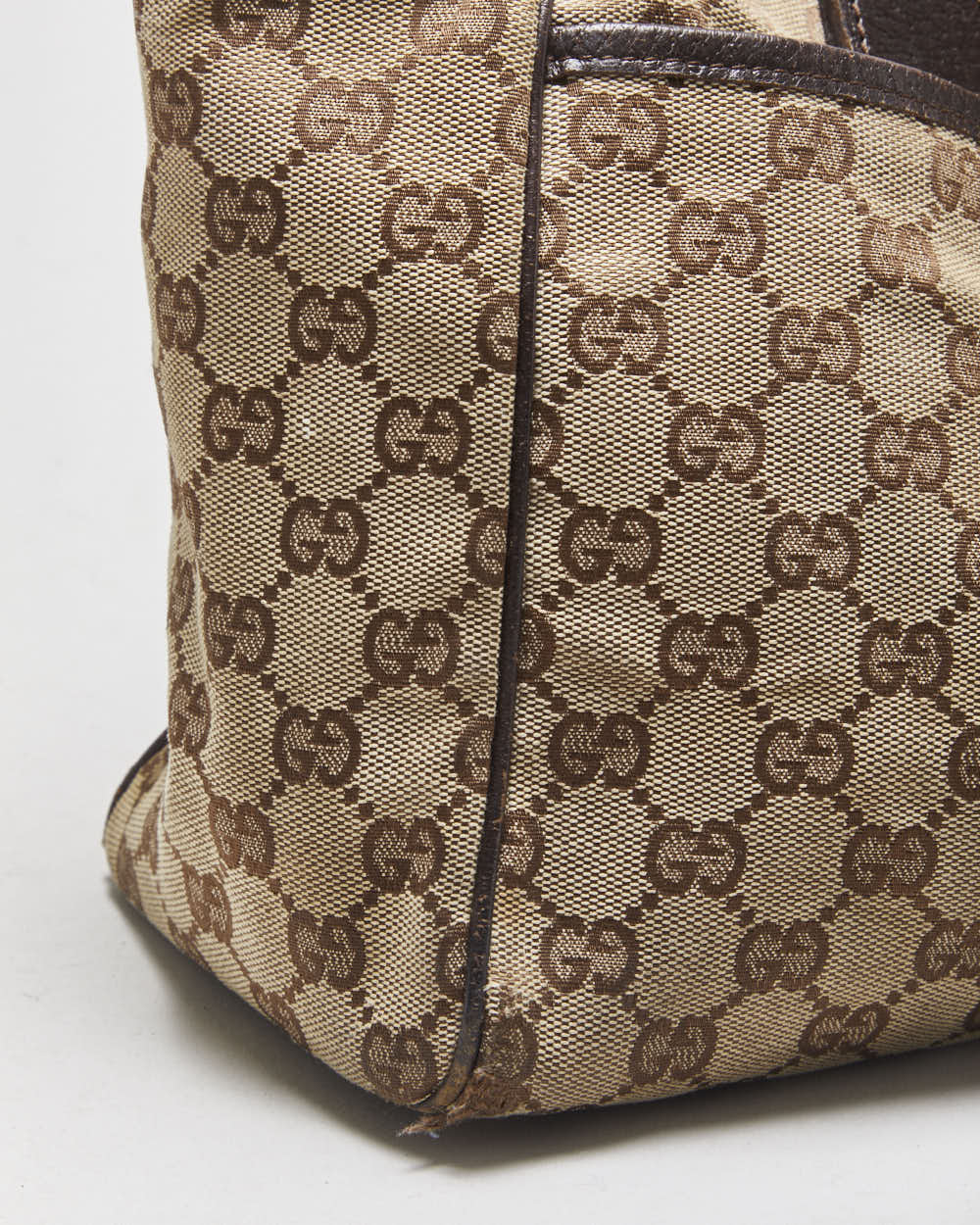 Vintage Gucci Sherry Line Tote Hopper Handbag