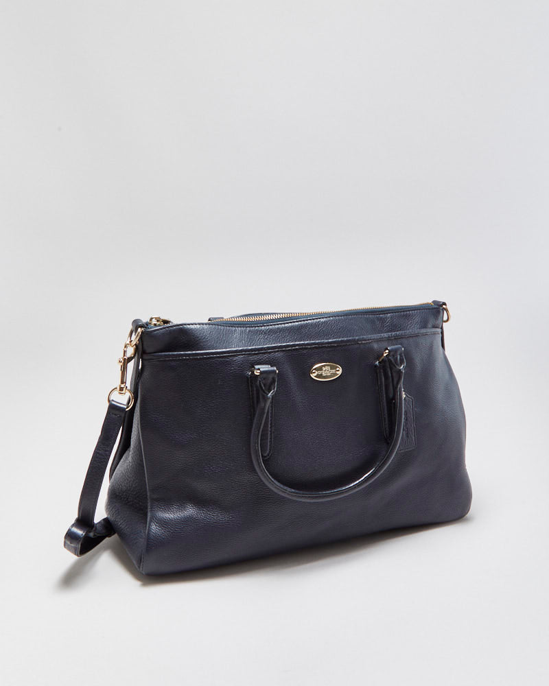 Vintage Coach Morgan Pebbled Leather Satchel Shoulder Bag