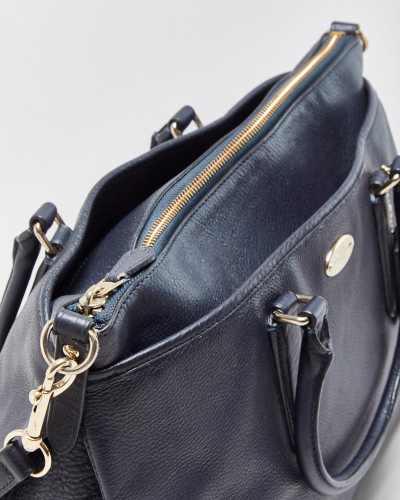 Vintage Coach Morgan Pebbled Leather Satchel Shoulder Bag