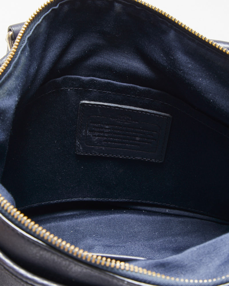 Vintage Coach Morgan Pebbled Leather Satchel Shoulder Bag