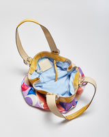 Vintage Y2K 2000s Coach Signature C Multi Colour Sateen Handbag