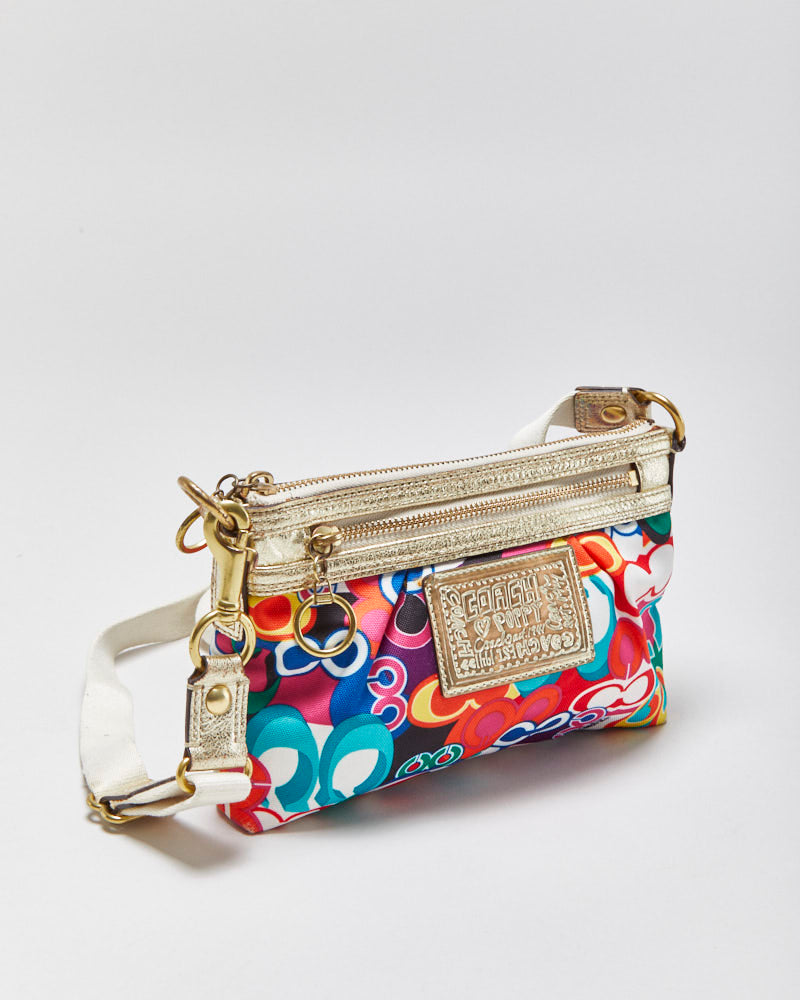 Vintage Y2k 00s Coach Poppy Pop C Graffiti Crossbody Bag