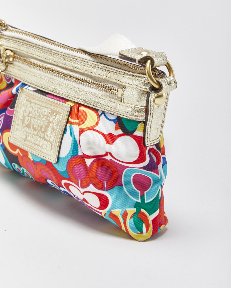 Vintage Y2k 00s Coach Poppy Pop C Graffiti Crossbody Bag