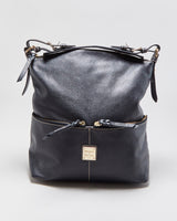 Vintage Dooney &amp; Bourke Dillen Pebbled Leather Hobo Handbag