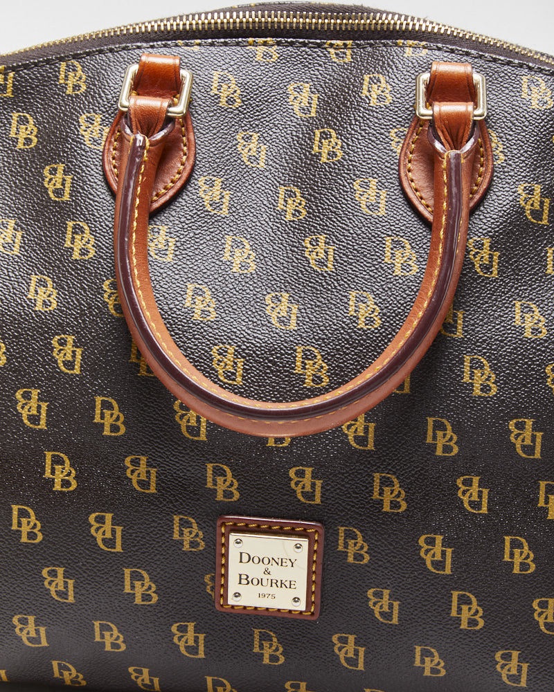 Vintage Dooney &amp; Bourke Gretta Darcy Monogram Satchel Handbag