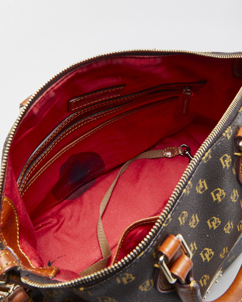 Vintage Dooney &amp; Bourke Gretta Darcy Monogram Satchel Handbag