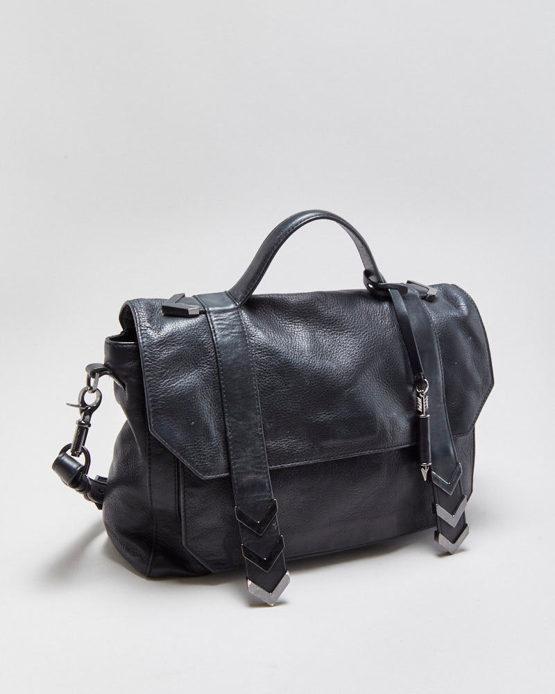 Vintage Mackage Pebbled Leather Satchel