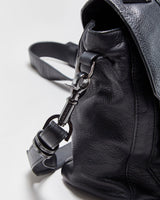 Vintage Mackage Pebbled Leather Satchel