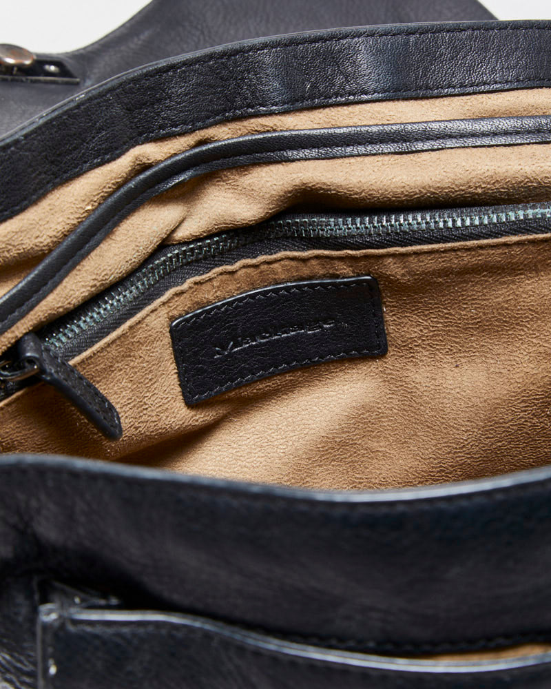 Vintage Mackage Pebbled Leather Satchel