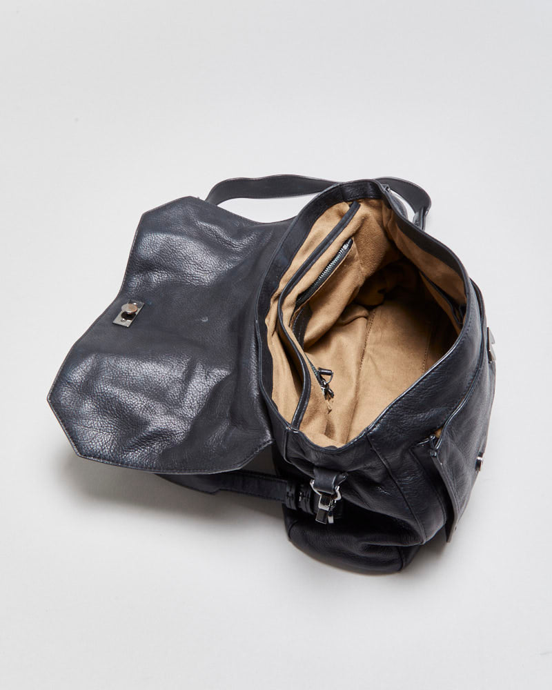 Vintage Mackage Pebbled Leather Satchel