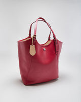Vintage Y2K 00s Coach Payton Raspberry Large Leather Tote Handbag