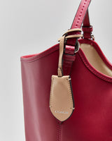 Vintage Y2K 00s Coach Payton Raspberry Large Leather Tote Handbag