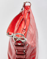 Vintage Y2K 00s Coach Zoe Patent Leather Large Hobo Handbag