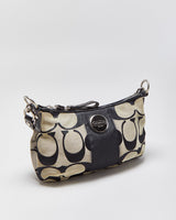 Vintage Y2K 00s Coach Signature Stripe Handbag
