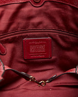 Vintage Y2K 00s Coach Lexy Pebbled Leather Hobo Crossbody Handbag