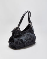 Vintage Y2K 00s Coach Madison Dotted Op Art Maggie Shoulder Bag
