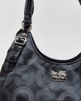 Vintage Y2K 00s Coach Madison Dotted Op Art Maggie Shoulder Bag