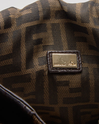 Vintage Fendi Zucca Canvas Spy Handbag