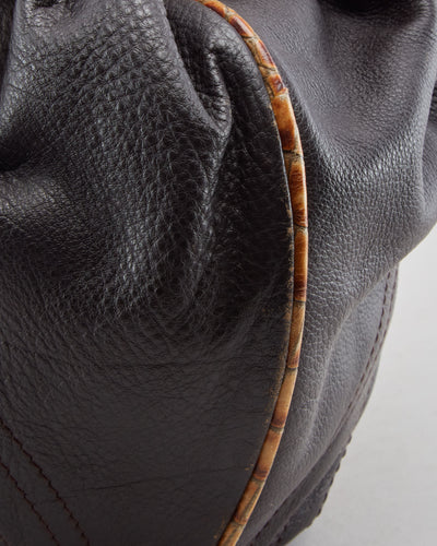 Vintage Fendi Zucca Canvas Spy Handbag