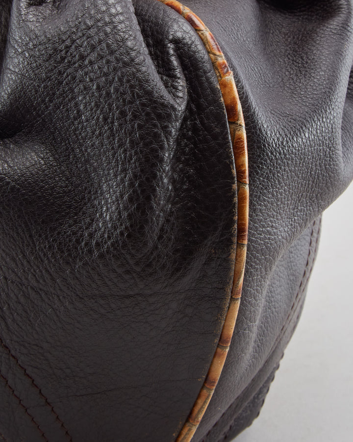 Vintage Fendi Zucca Canvas Spy Handbag