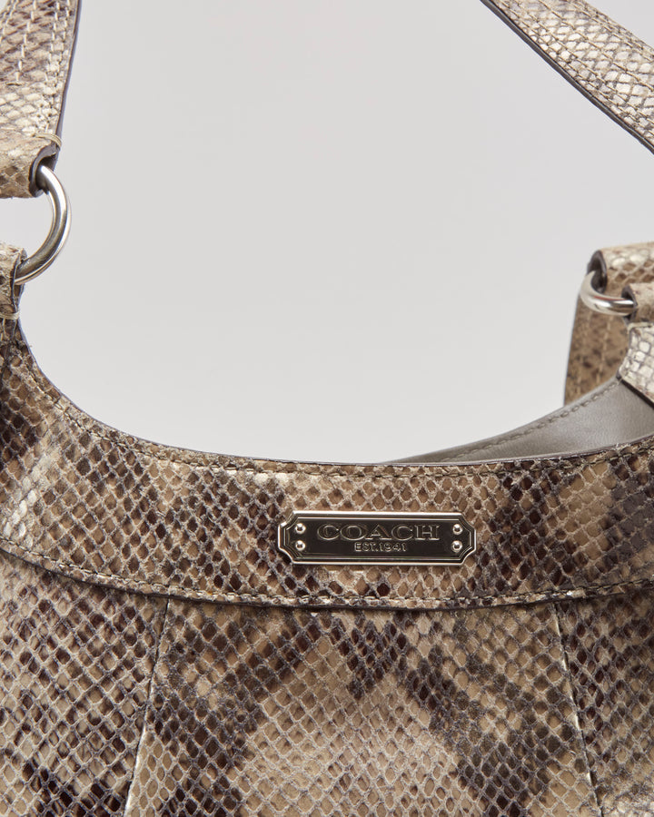Coach Snake Skin Handbag