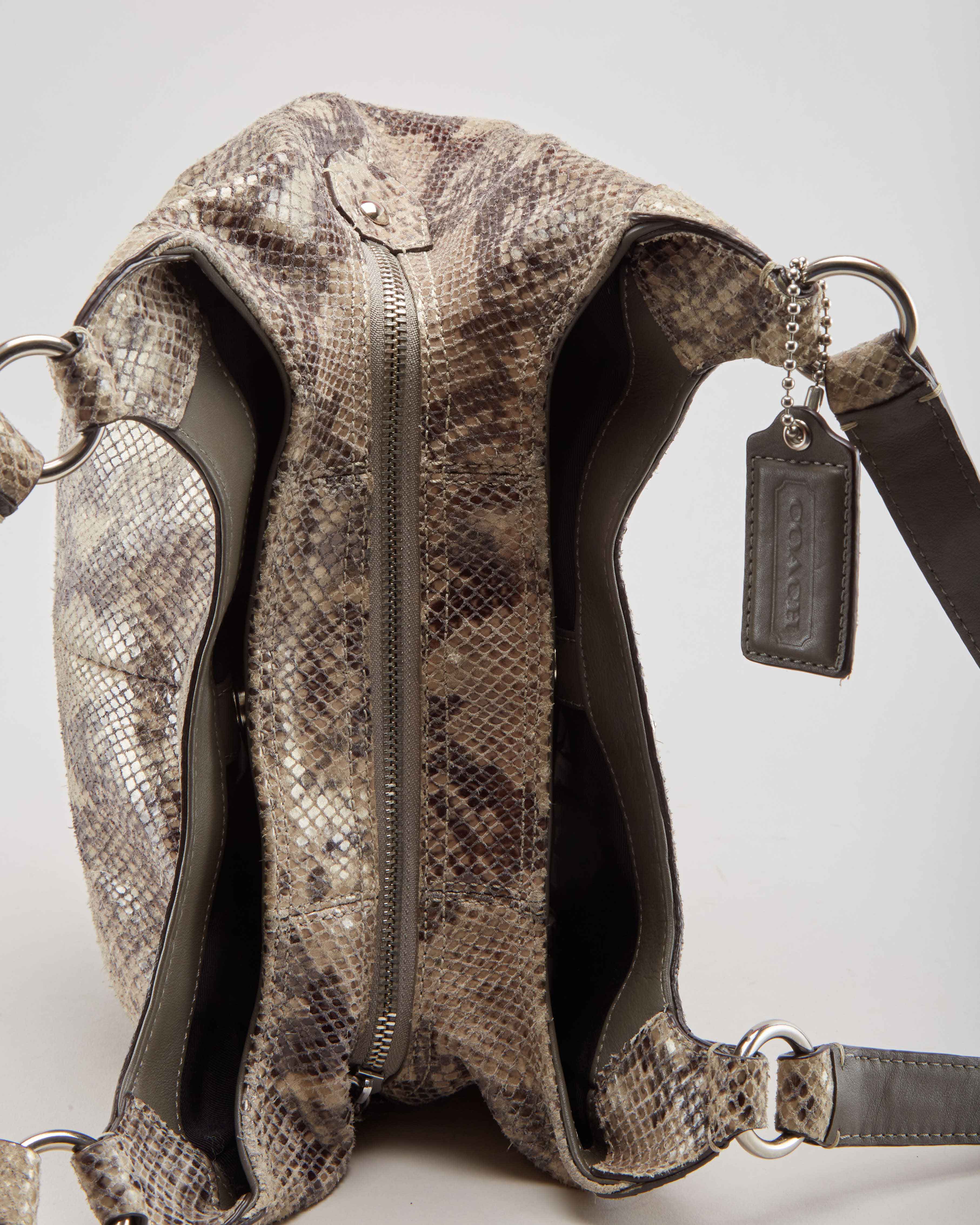 Coach Snake Skin Handbag