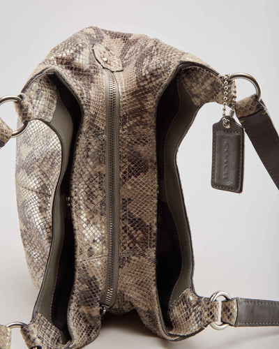 Coach Snake Skin Handbag