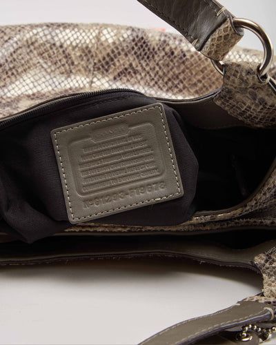 Coach Snake Skin Handbag