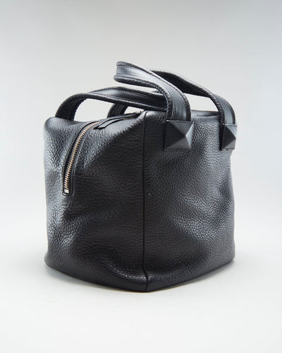 Mackage Black Pebbled Leather Handbag - O/S