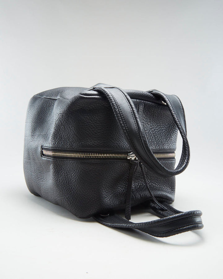 Mackage Black Pebbled Leather Handbag - O/S