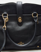 Coach Black Leather Cross Body Bag - O/S
