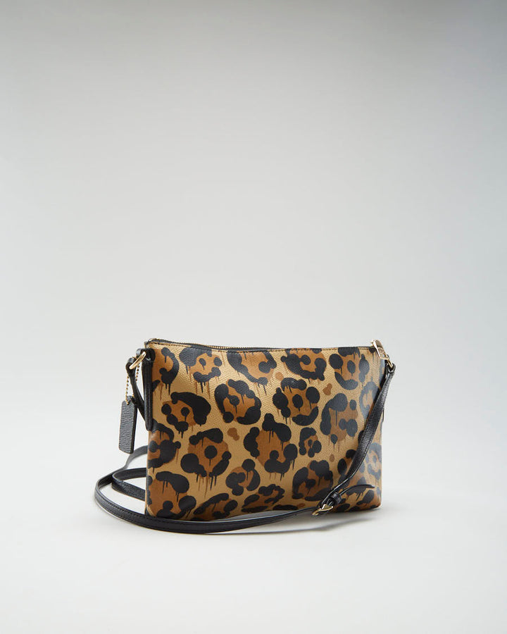 Coach Leopard Cross Body Bag - O/S