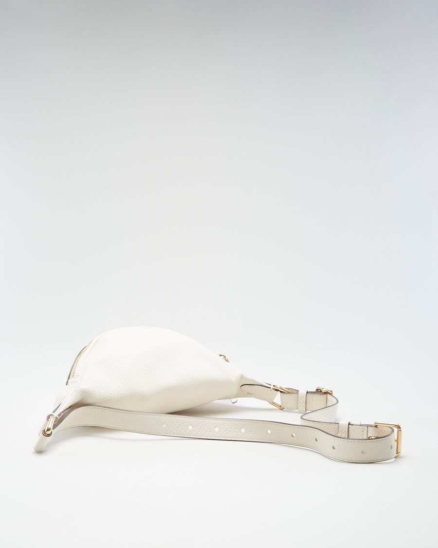 Coach Cream Leather Bum Bag - O/S