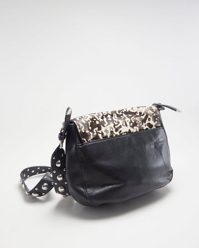 Michael Kors Leather Calf Hair Messenger Bag - O/S
