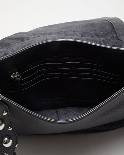 Michael Kors Leather Calf Hair Messenger Bag - O/S