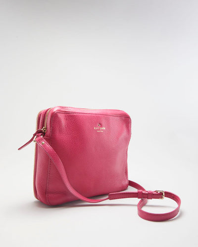 Kate Spade Pink Leather Cross Body Bag - O/S