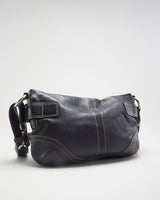 Coach Black Leather Soho Mini Duffle Bag - O/S