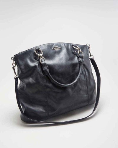 Coach Black Leather Oversize Bag - O/S