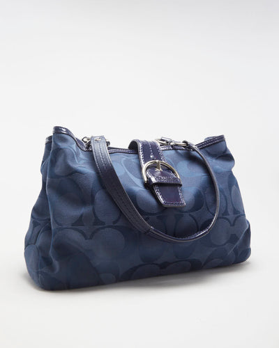 Blue Coach Soho Bag