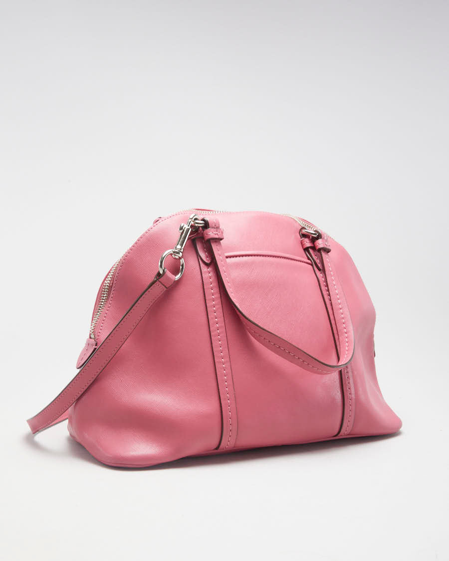 Coach Pink Leather "Peyton" Handbag - O/S