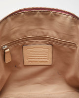 Coach Pink Leather "Peyton" Handbag - O/S