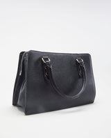 Kate Spade Black Pebbled Leather Handbag - O/S