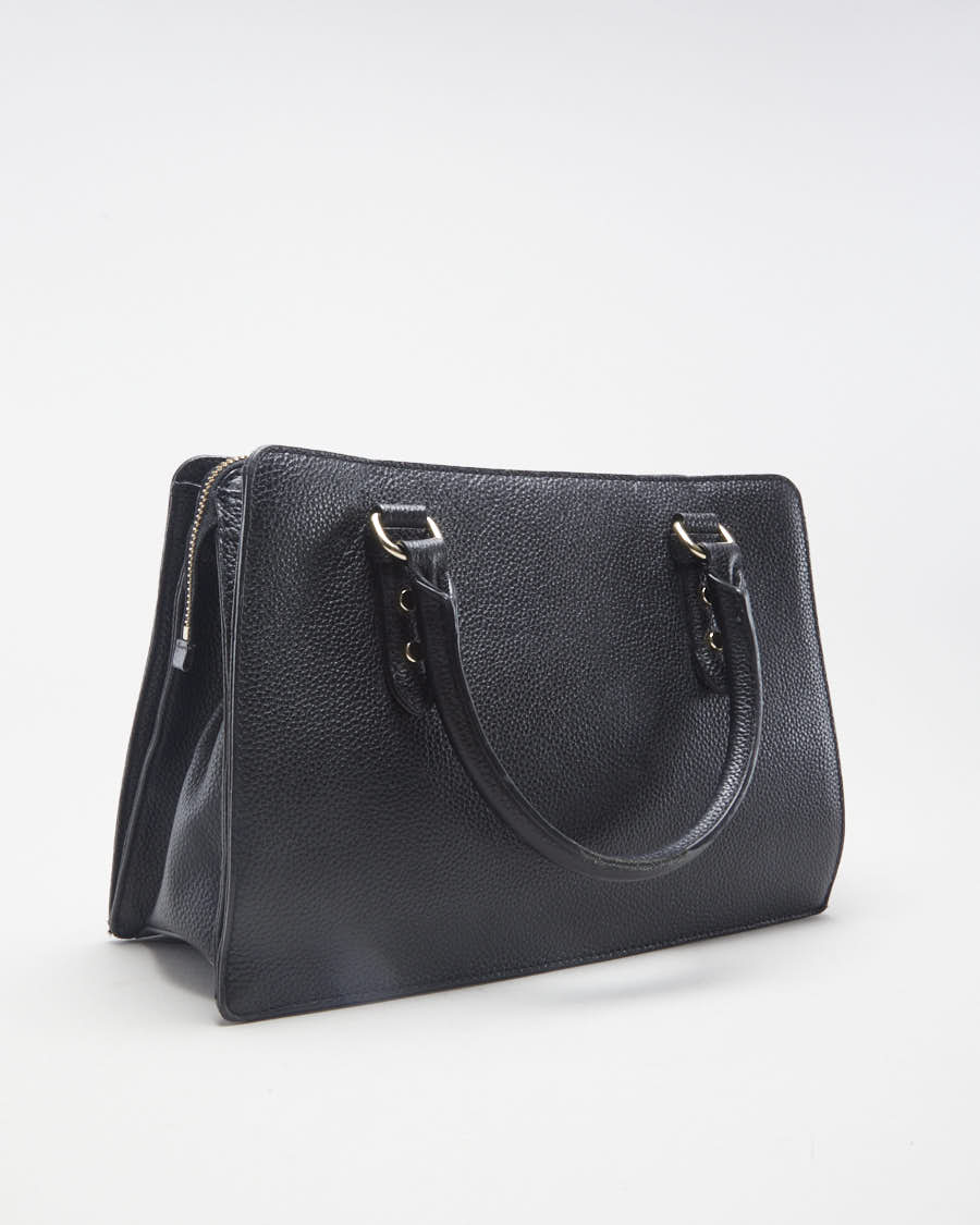 Kate Spade Black Pebbled Leather Handbag - O/S