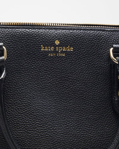 Kate Spade Black Pebbled Leather Handbag - O/S