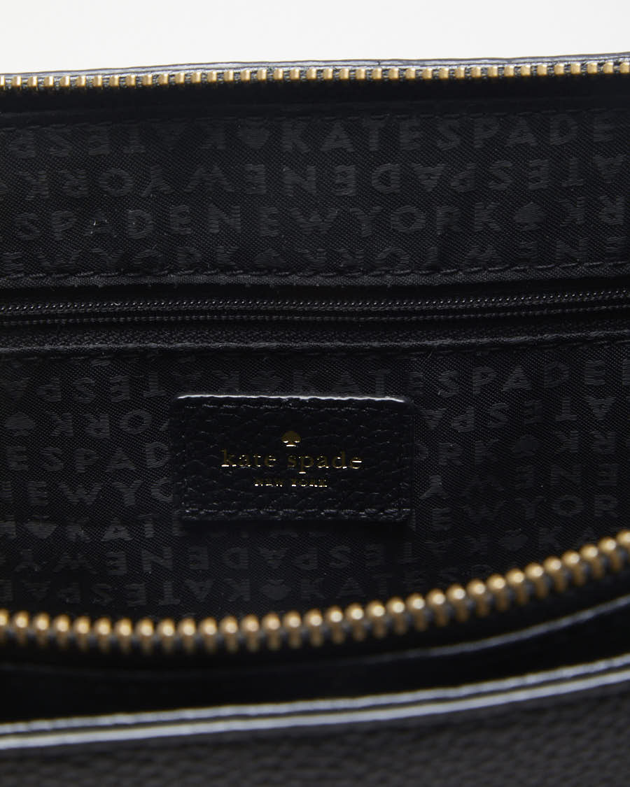 Kate Spade Black Pebbled Leather Handbag - O/S