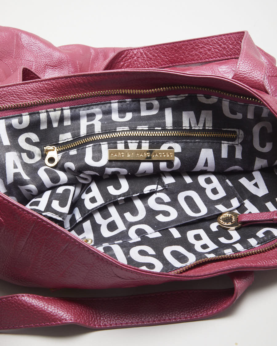 Marc By Marc Jacobs Workwear Pink Leather Handbag - O/S
